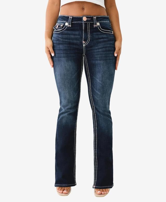 True Religion Womens Becca Bootcut Super T Flap Jean Product Image