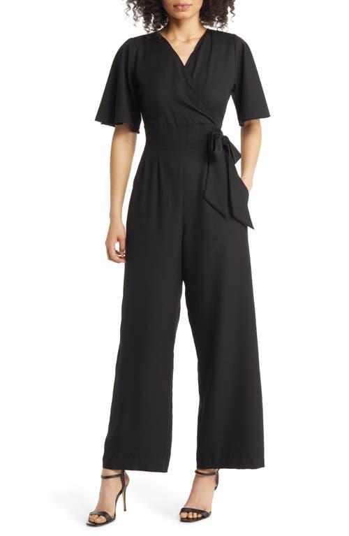 Kiyonna Charisma Wide Leg Crepe Jumpsuit Product Image