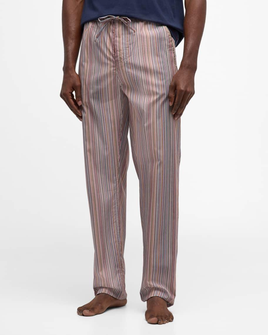 Mens Signature Stripe Pajama Pants Product Image