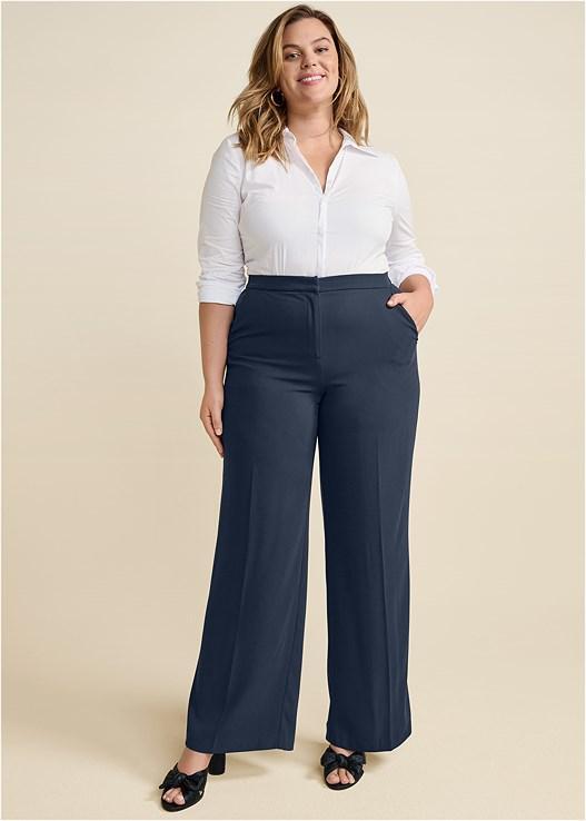 High-Rise Wide Leg Trousers Product Image