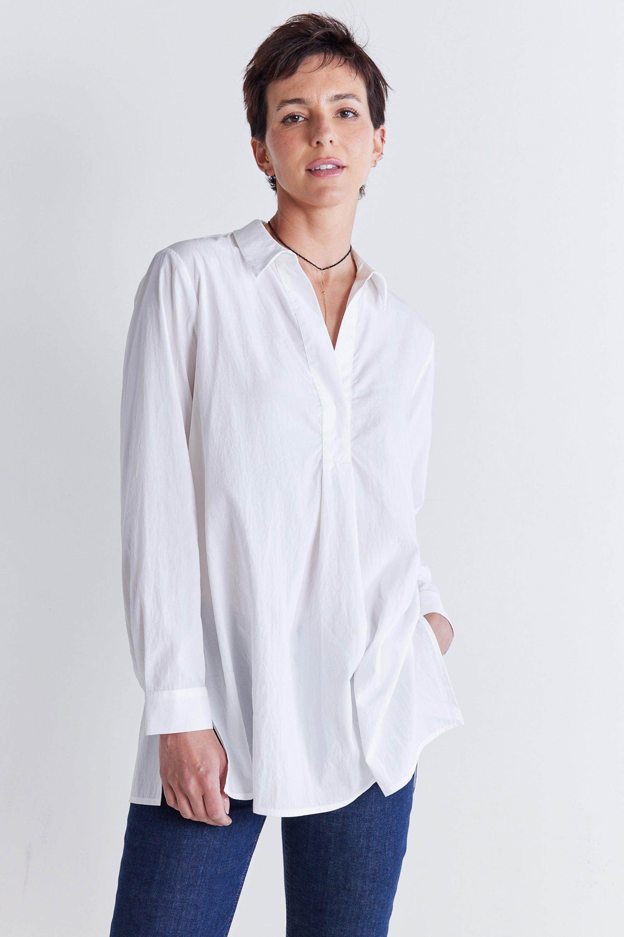 The Weekender Light Poplin Tunic Product Image