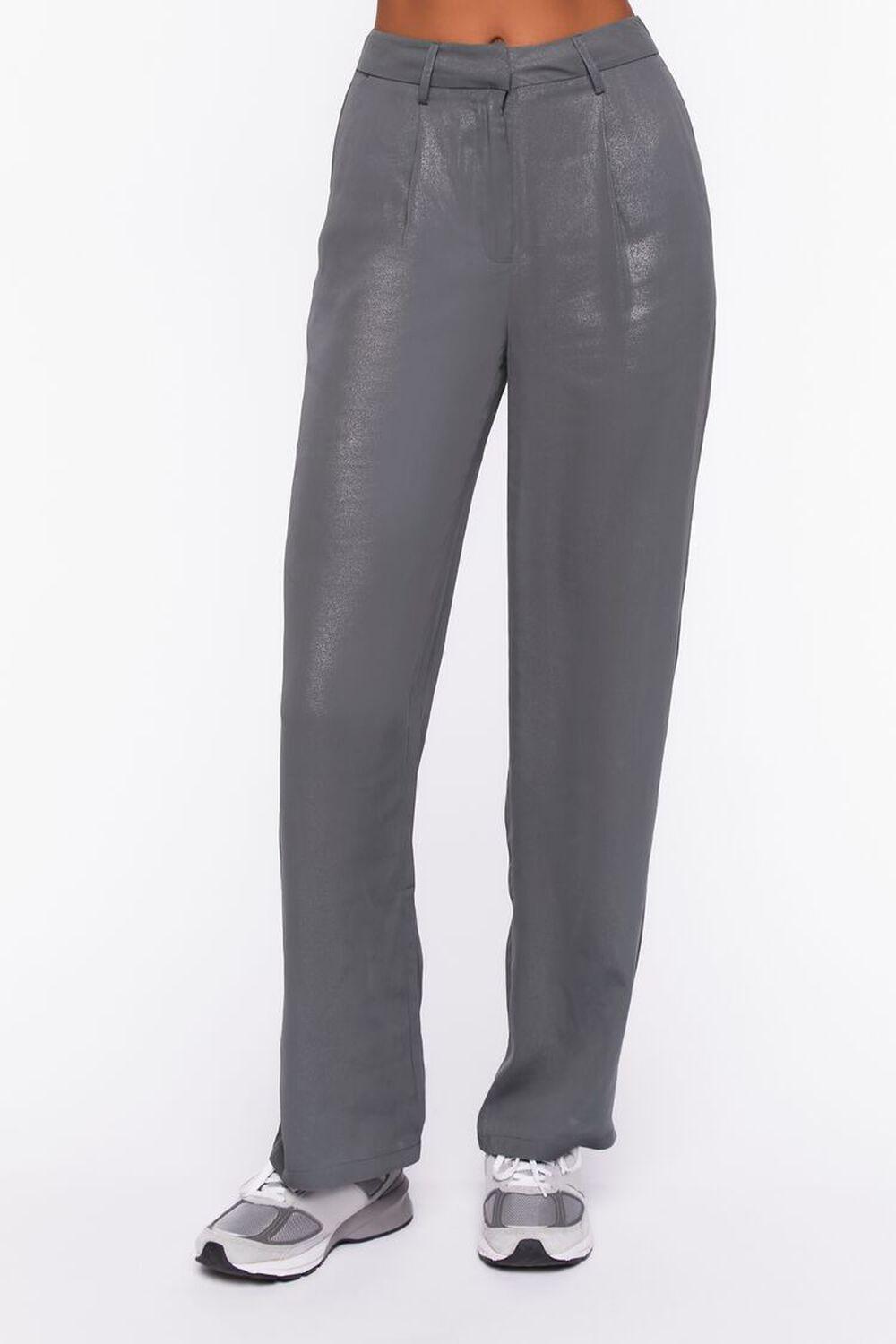 High-Rise Straight-Leg Pants | Forever 21 Product Image