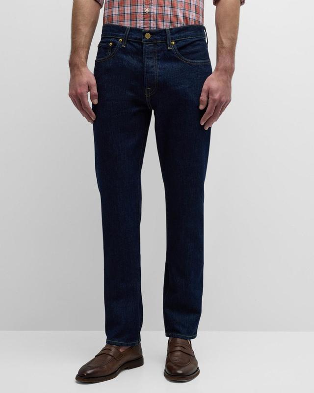 Mens Slim Straight Denim Jeans Product Image