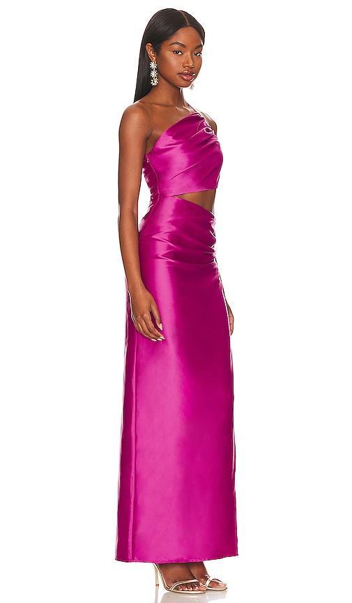 Lovers and Friends Chapman Maxi Dress in Magenta Pink - Fuchsia. Size L (also in XL). Product Image