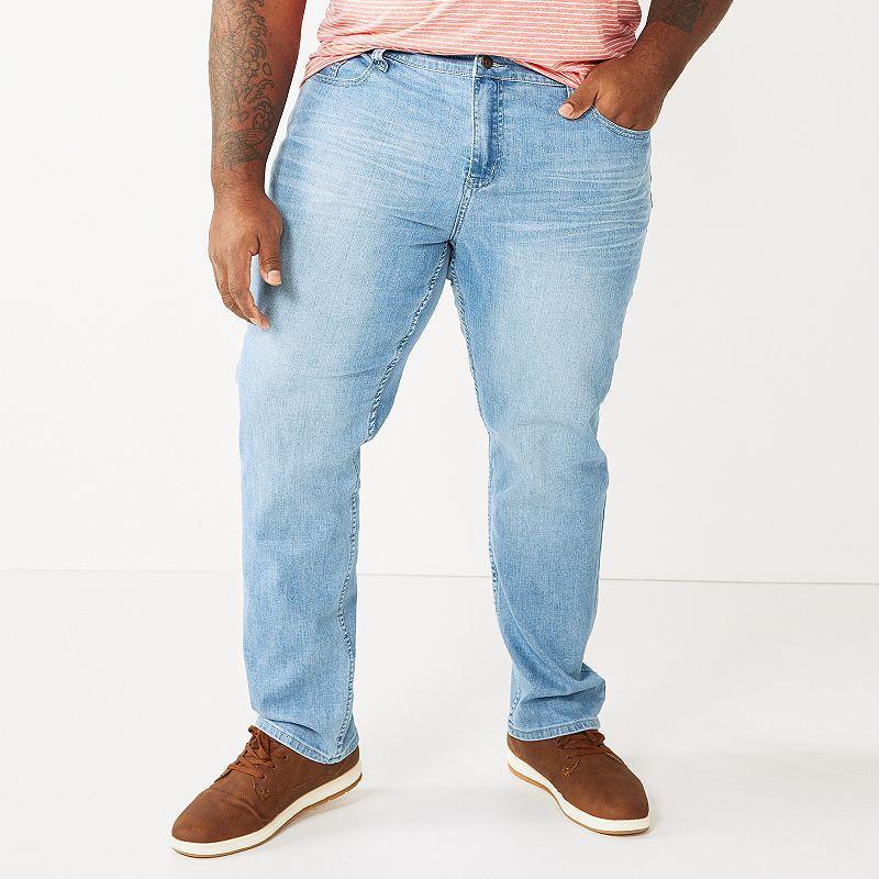 Big & Tall Sonoma Goods For Life Relaxed-Fit Jeans, Mens Blue Product Image