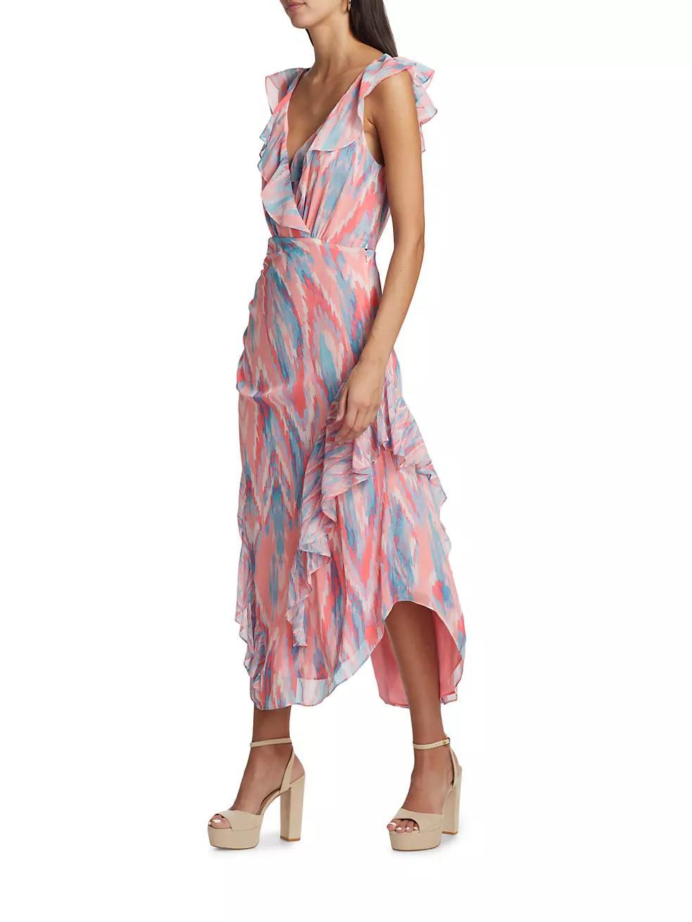 Anika Ruffled Printed Maxi Dress Product Image