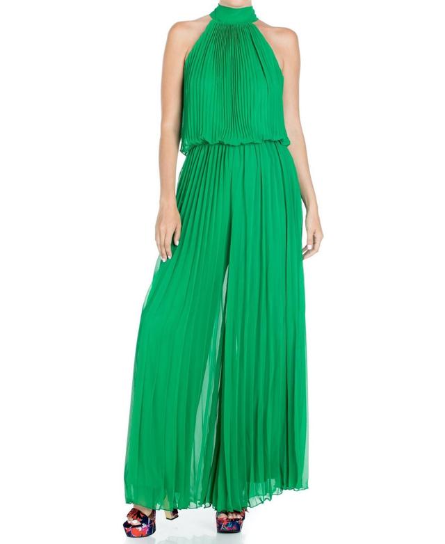 Womens Wild Orchid Pleat Jumpsuit Product Image