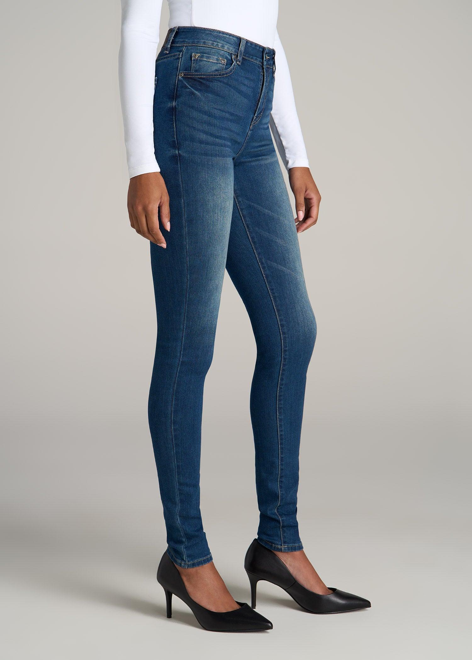 Georgia HIGH RISE SKINNY Tall Women's Jean in Classic Blue Female Product Image