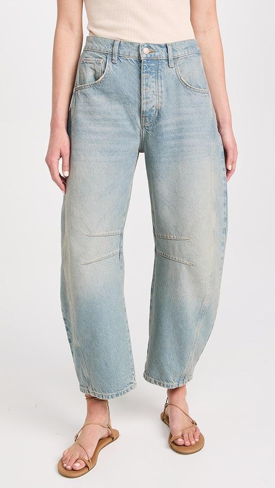 Free People Good Luck Barrel Leg Jeans | Shopbop Product Image