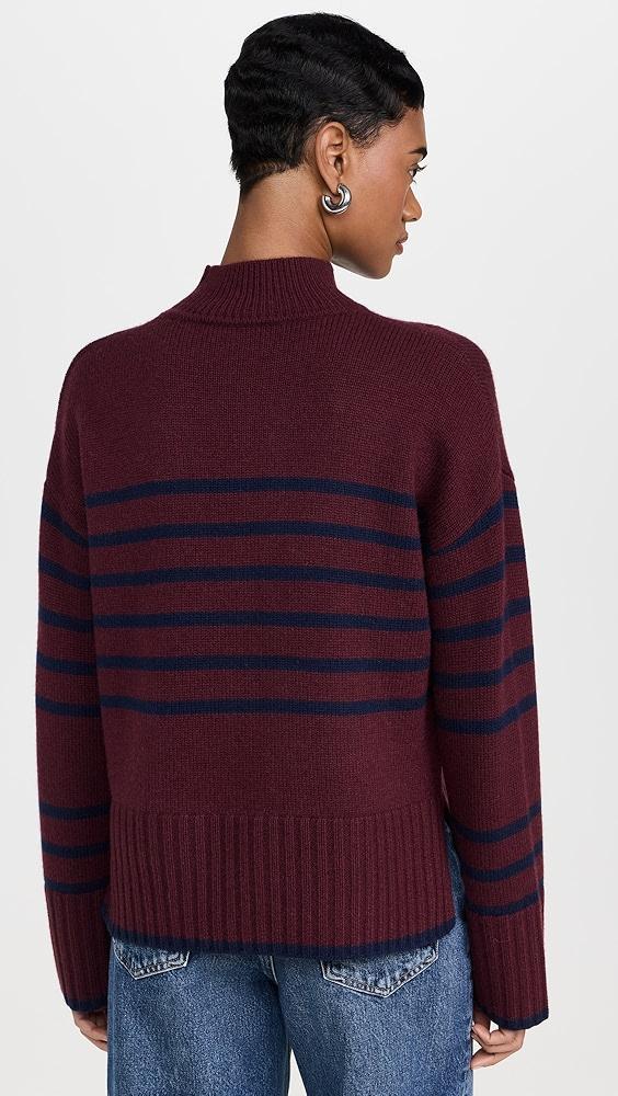 Stateside Striped Mock Neck Sweater | Shopbop Product Image