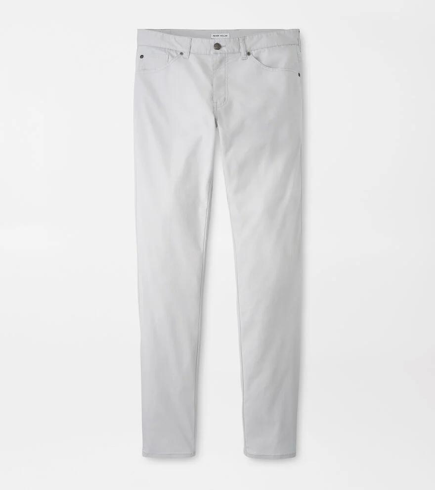 Peter Millar Mens Crown Comfort Five-Pocket Pant | Color: British Grey | Size: 32 Product Image