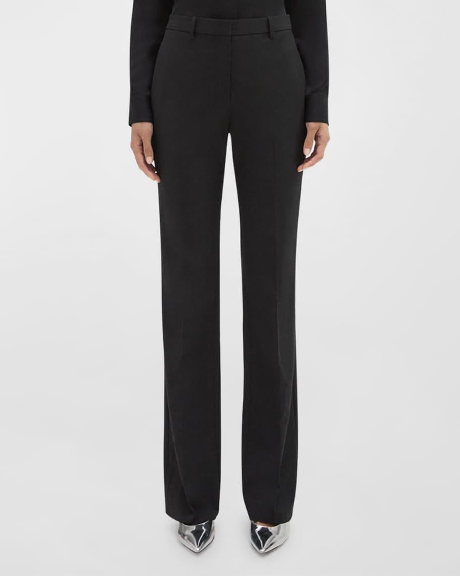 Traceable Wool Slim Straight-Leg Trousers product image