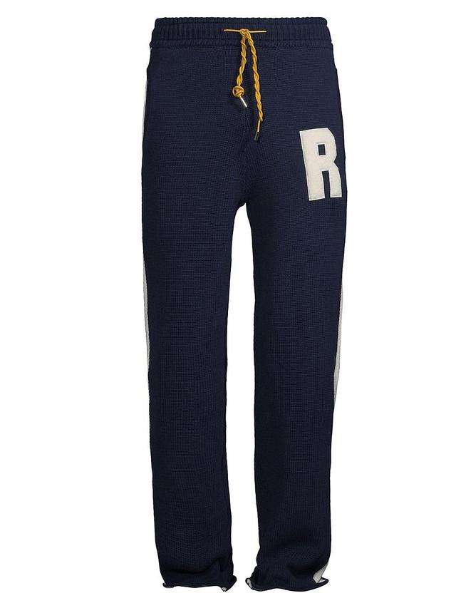 Mens Lightning Cotton Knit Track Pants Product Image