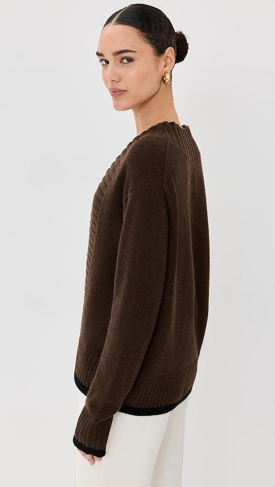 JW Anderson Slanted V Neck Pullover | Shopbop Product Image