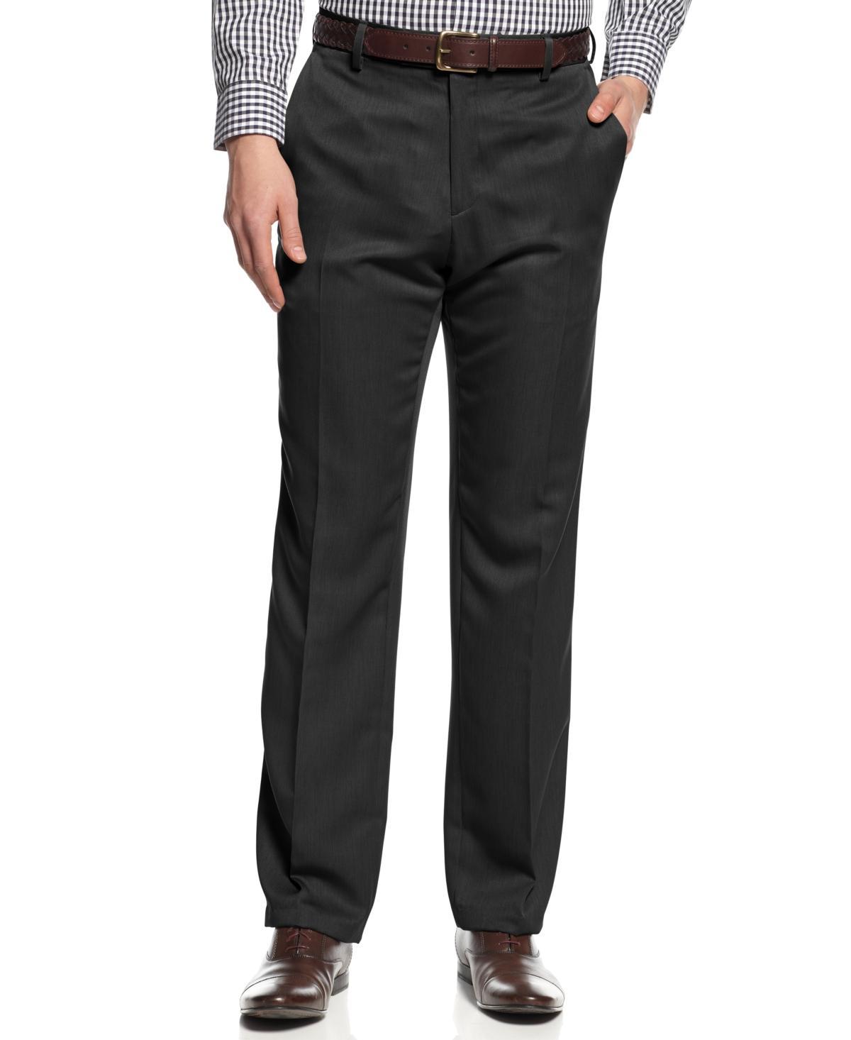 Kenneth Cole Reaction Men Slim-Fit Heather Dress Pants Product Image