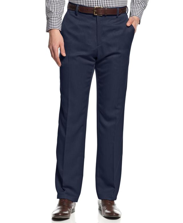 Kenneth Cole Reaction Men Slim-Fit Heather Dress Pants Product Image