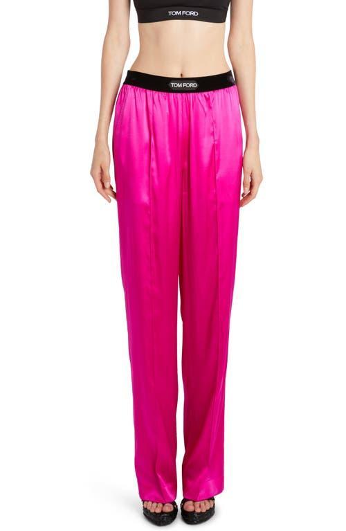 TOM FORD Stretch Silk Satin Pajama Pants Product Image