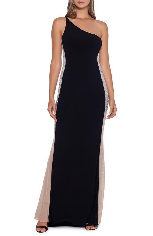 Xscape Evenings Xscape Embellished One Shoulder Evening Gown Product Image