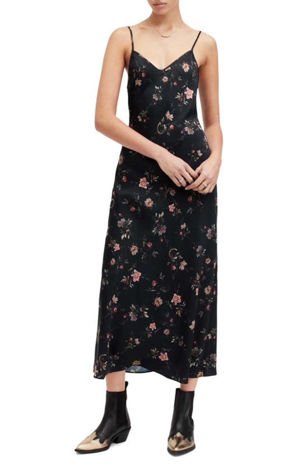 Bryony Tanana Midi Slip Dress In Black Product Image