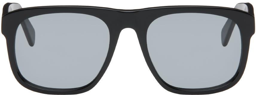 Black 'the Navigator' Sunglasses In 001 Black Product Image