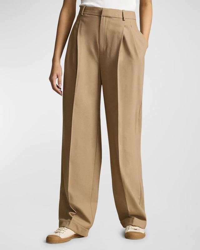 Full-Length Pleated Pants Product Image