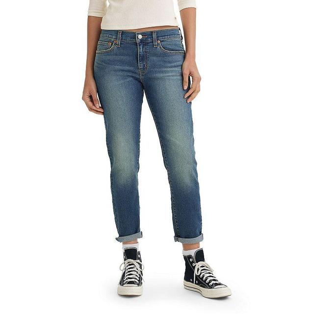 Womens Levis Boyfriend Jeans Med Blue Product Image