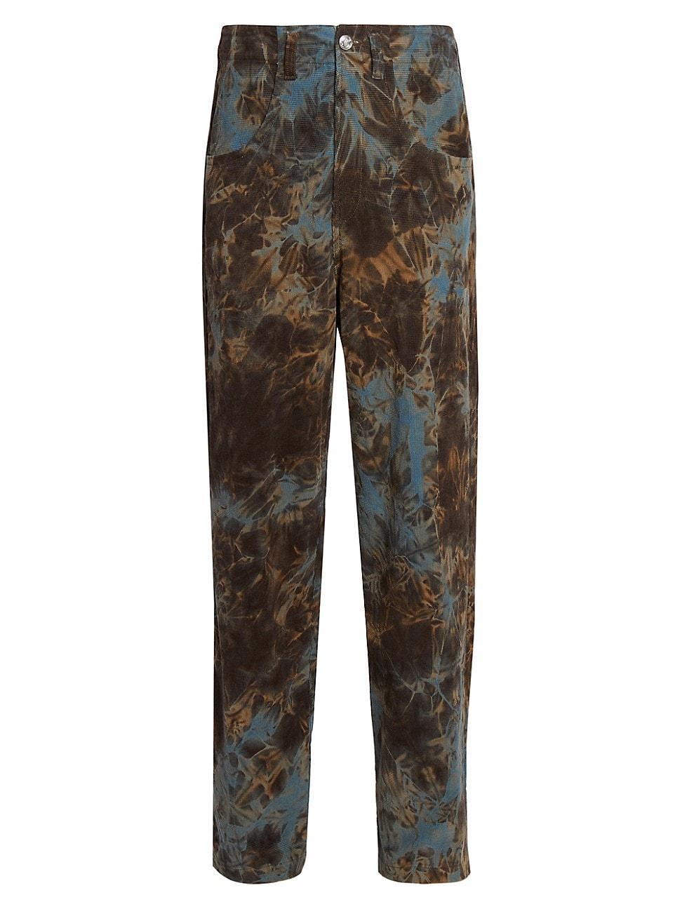 Mens Camouflage Cotton Baggy-Fit Pants product image