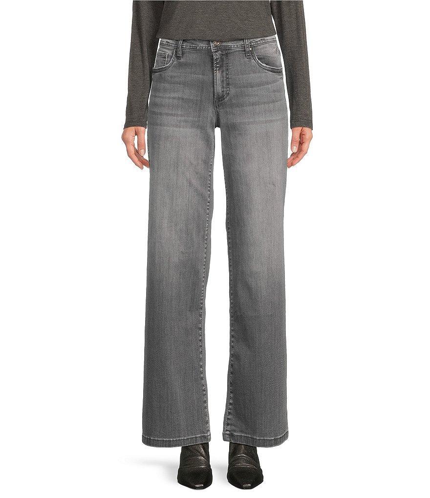 KUT from the Kloth Charlotte Mid Rise Wide Leg Jean Product Image