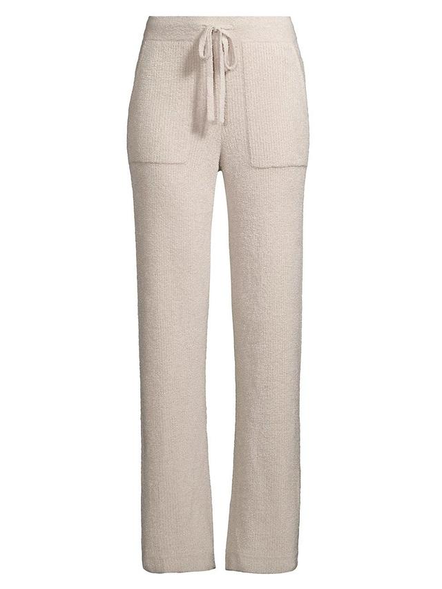 Womens Cozychic Ultra Lite Mid-Rise Textural Knit Pants Product Image