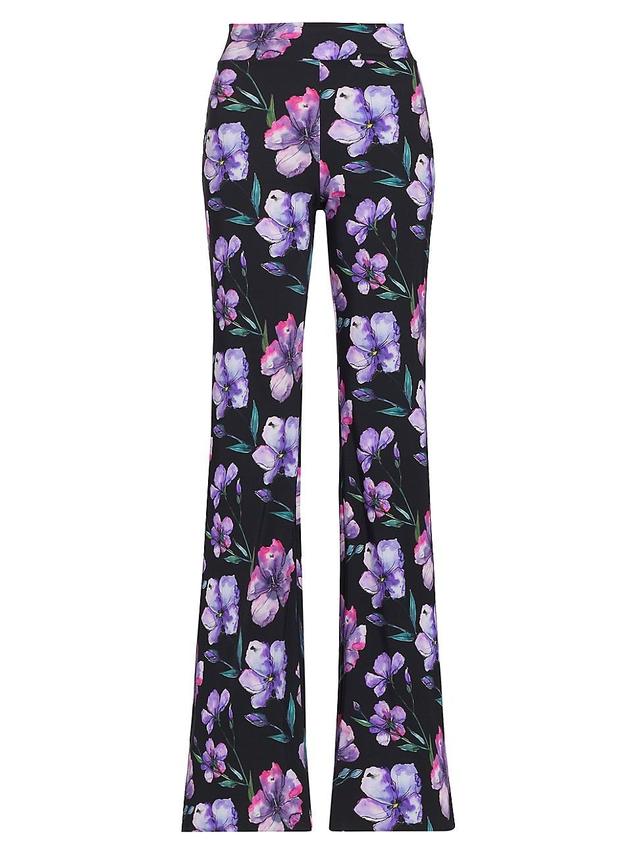 Womens Lener Floral Wide-Leg Pants Product Image