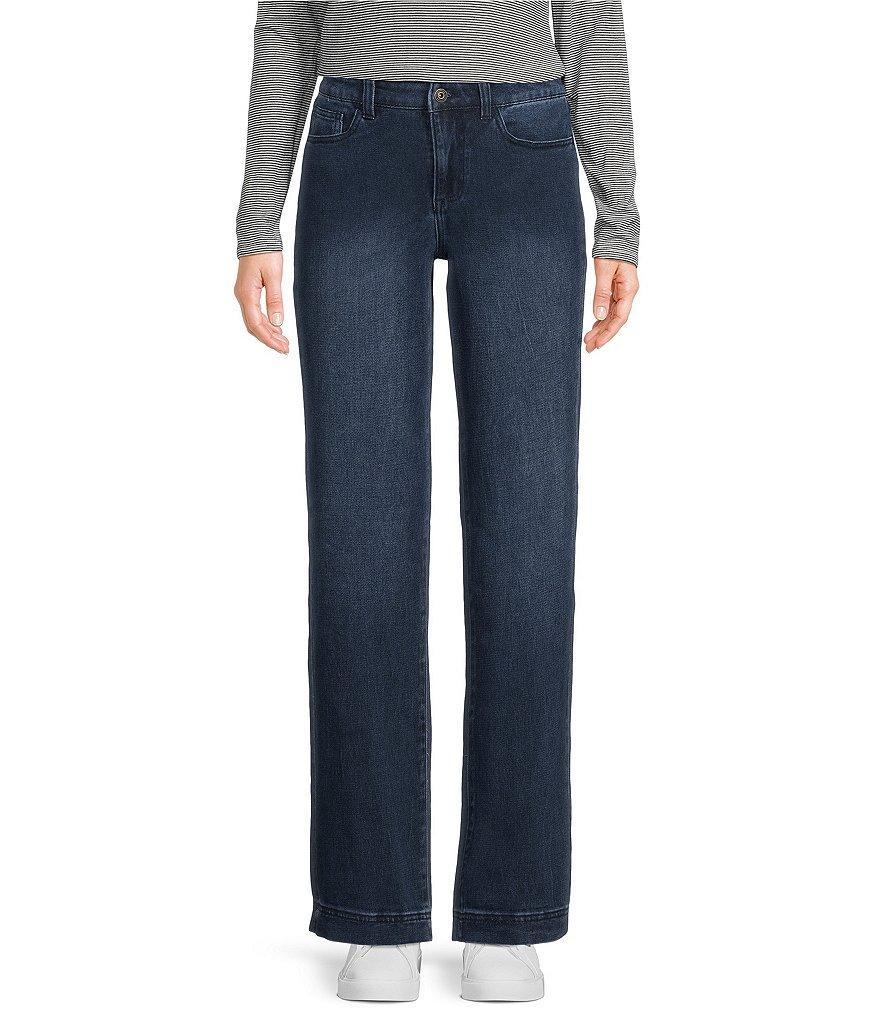 Flag and Anthem Sonora Mid Rise Straight Leg Jeans Product Image