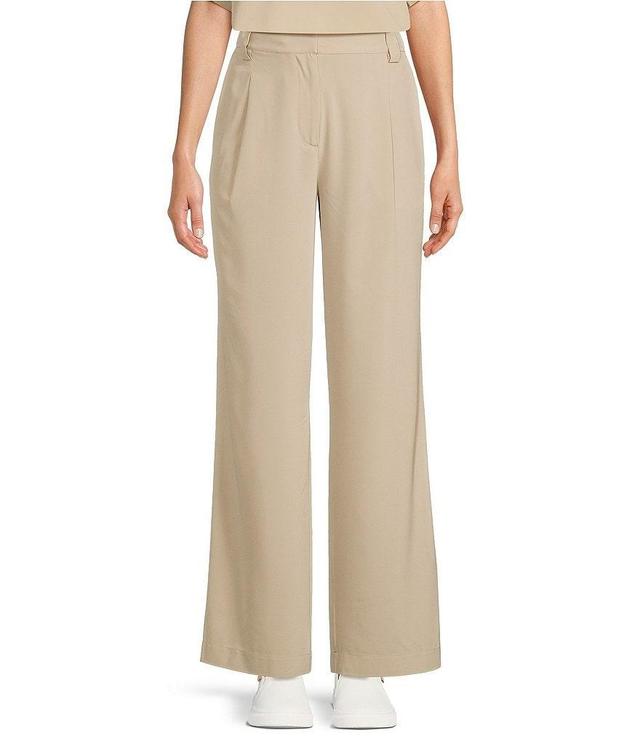 TILLEY Woven Pocketed Wide-Leg Trouser Pants Product Image