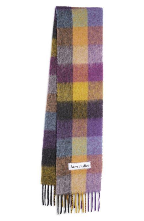 Acne Studios Vally Plaid Alpaca Product Image