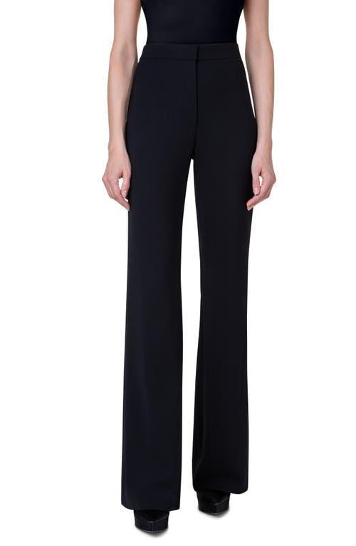 Akris punto Courtney Wide Leg Stretch Virgin Wool Pants Product Image