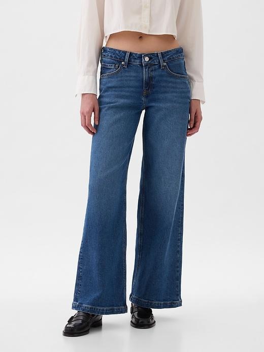 Low Rise Stride Wide-Leg Jeans Product Image