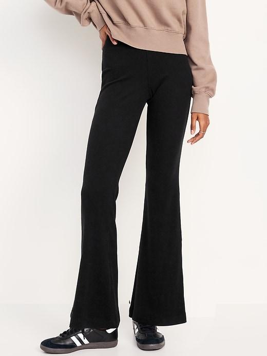 High-Waisted Brushed Flare Leggings Product Image