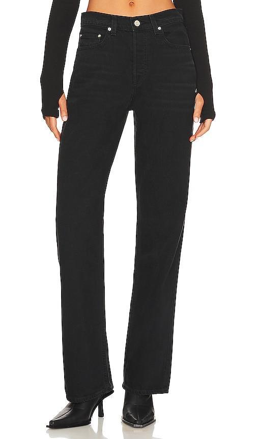 GRLFRND Bella Low Rise Boyfriend in Black. - size 27 (also in 26, 28, 29, 30, 31, 32) Product Image