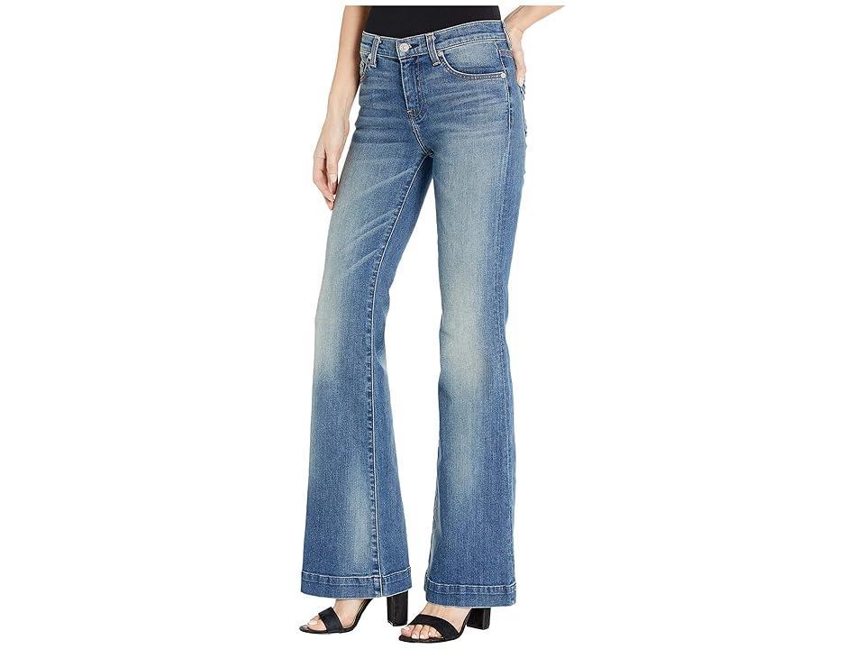 7 For All Mankind Luxe Vintage Dojo in Distressed Authentic Light (Distressed Authentic Light) Women's Jeans Product Image