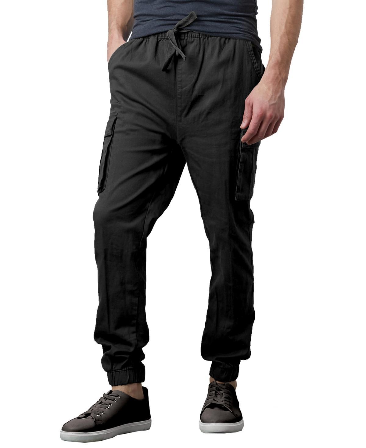 Galaxy By Harvic Mens Slim Fit Stretch Cargo Jogger Pants Product Image