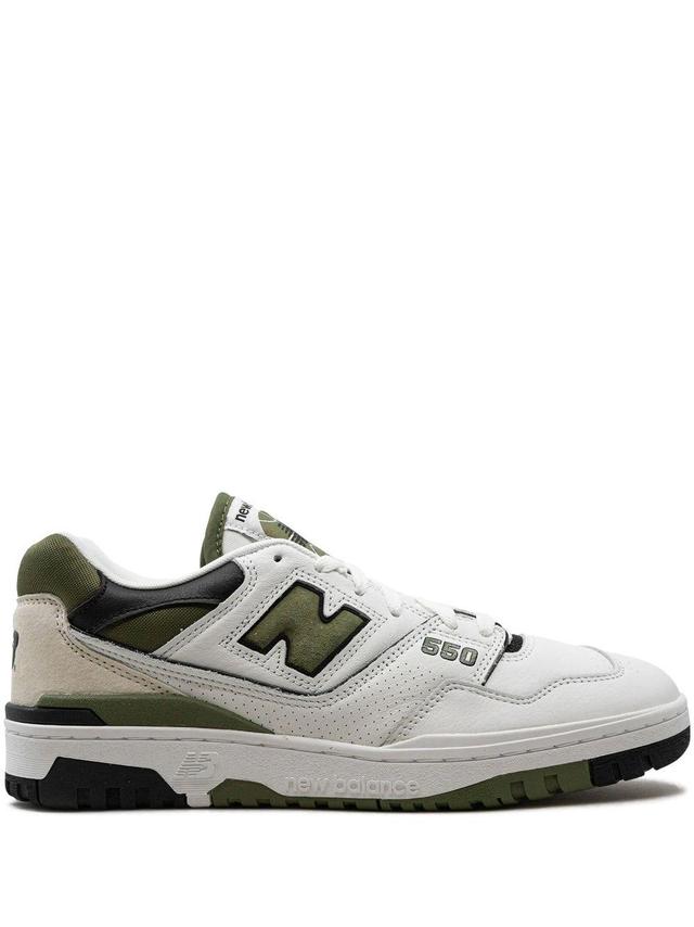 550 "White/Dark Olive" sneakers Product Image