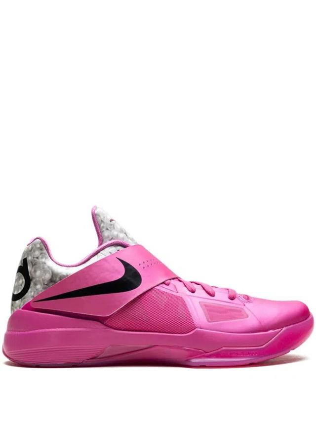 NIKE Mens Kevin Durant  Kd Iv In Pink Fire/black/metallic Silver Product Image