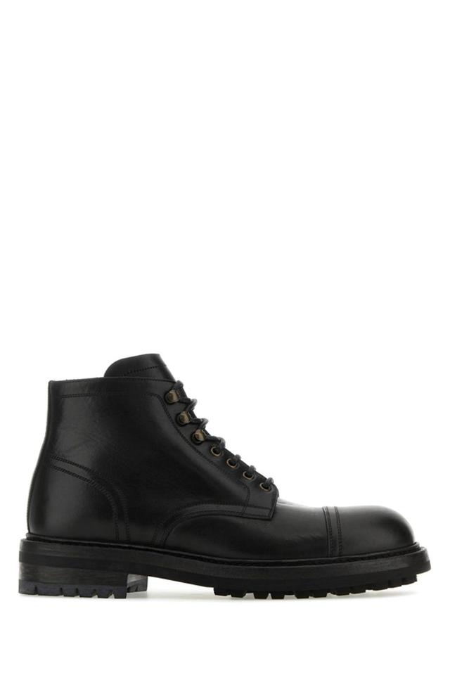 Modern Leather Re-edition Ankle Boots In Black Product Image