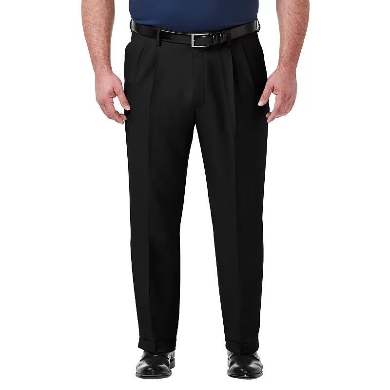 Big & Tall Haggar Premium Comfort 4-Way Stretch Pleated Dress Pants Product Image