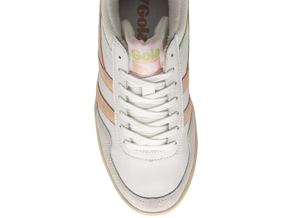 Gola Swerve (White/Pearl Pink/Patina Green) Women's Shoes Product Image