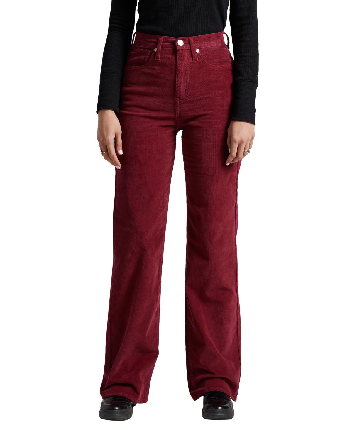 Womens Highly Desirable High Rise Trouser Leg Pants Product Image