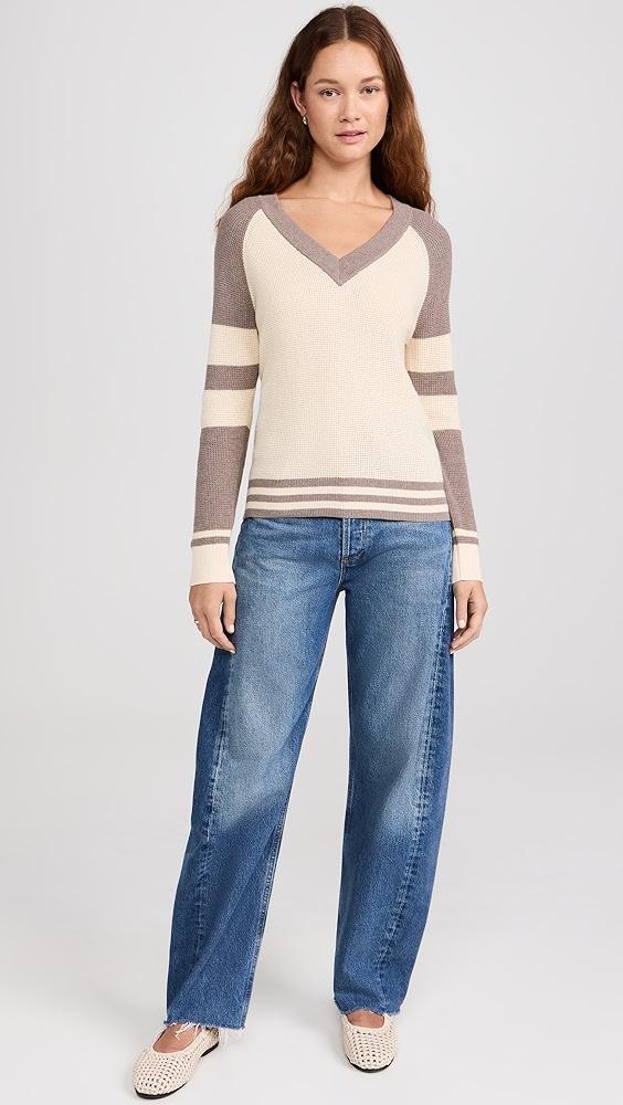 Faherty Throwback V-Neck Sweater | Shopbop Product Image