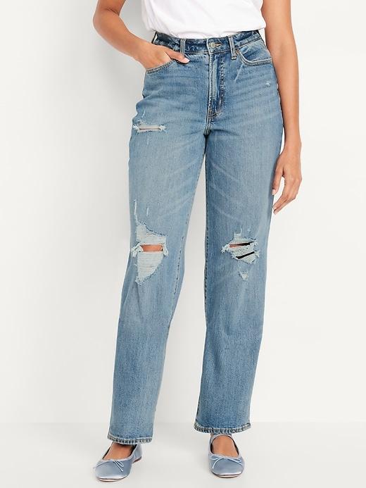 Curvy High-Waisted OG Loose Jeans Product Image