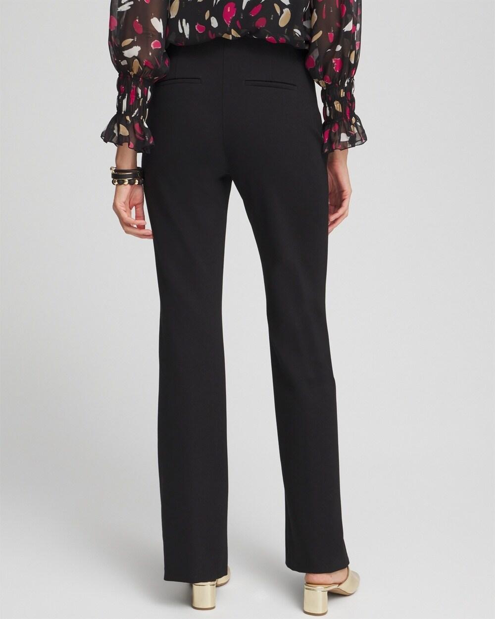 Juliet Ponte Button Detail Flare Pants Product Image