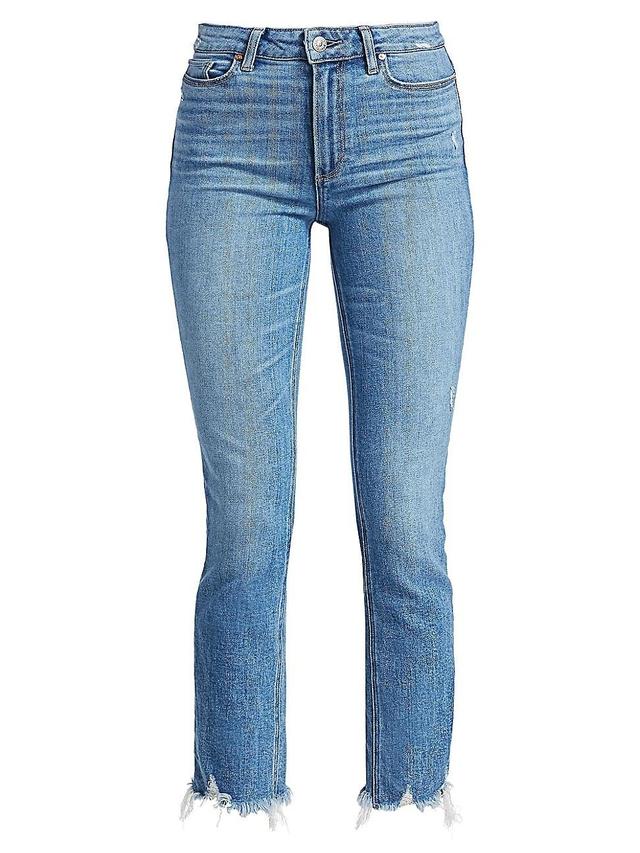 Womens Cindy High-Rise Distress Ankle Jeans Product Image