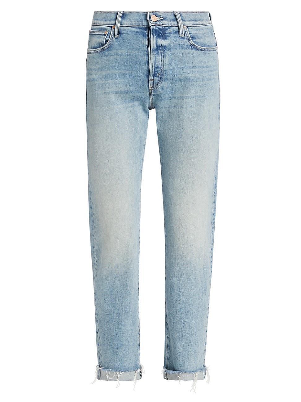 Womens The Scrapper Cuff Ankle Fray Slim Jeans product image